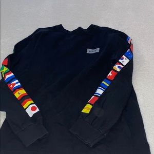 Unique flag long sleeve